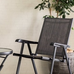 ★美品アウトドア・ガーデンテーブル+チェアの3点セットの画像