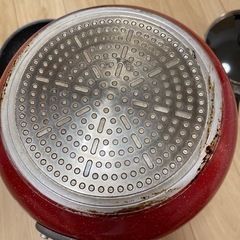 鍋とフライパン　鍋蓋の画像