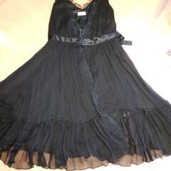 GRACE Class ノースリーブシルクドレス　Mサイズの画像