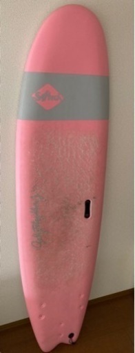 サーフボード　ソフテック　ピンク