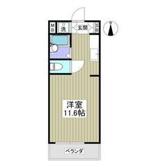 💙💙フリーレント1ヶ月付き😍敷礼０！《1R》草加市🐻谷塚駅から徒...