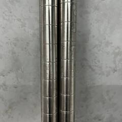 🔷🔶🔷WY5/97 スチールラック メタルラック W900×D450×H1590mm 4段 収納ラック 収納棚 メタル 棚 ※解体済み ★直接引き取り歓迎🔷🔶🔷の画像