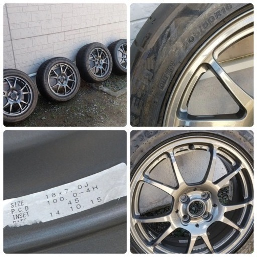 値引交渉可 超軽量 鍛造 ホイール TWS T66-F タイヤ付き 4本セット