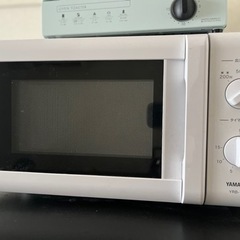 電子レンジ2019年製　山善　YRB-177（W）50Hzの画像