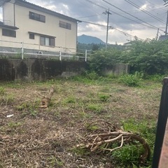 どなたかユンボで敷地の天地返お願いしたいのです