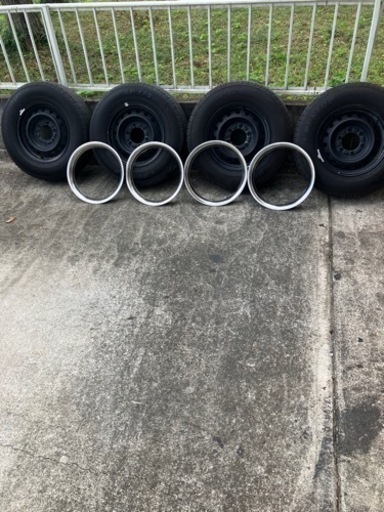 ハイエース　200系　タイヤ付きホイール　純正