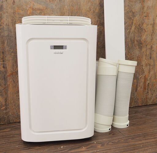 トヨトミ スポット冷暖エアコン TAD-22HW 2017年製 リモコン付 冷房能力2kW 暖房能力 1.7kW 冷暖房 除湿