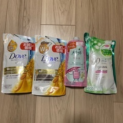 詰替用シャンプー1つ・リンス3つ