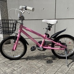 引取限定＝新宿区＝美品！ルイガノ自転車女の子16インチ