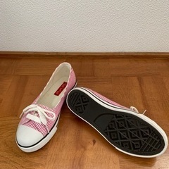 未使用☆可愛いスニーカー風シューズ　22.5cmの画像