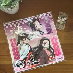 鬼滅の刃×くら寿司　ミニタオルマグネットセット　竈門禰󠄀豆子胡蝶...