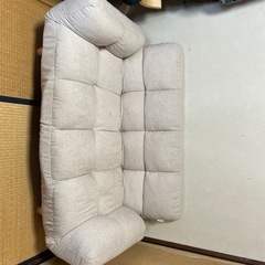 お話中。2人掛けソファ　リクライニング機能つき。の画像