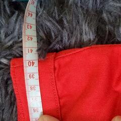 美品❗赤のデニムショートパンツの画像