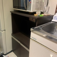 棚【食器・電子レンジ・炊飯器・電気ケトルなど用】の画像