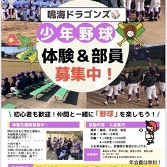 少年野球⭐︎メンバー募集