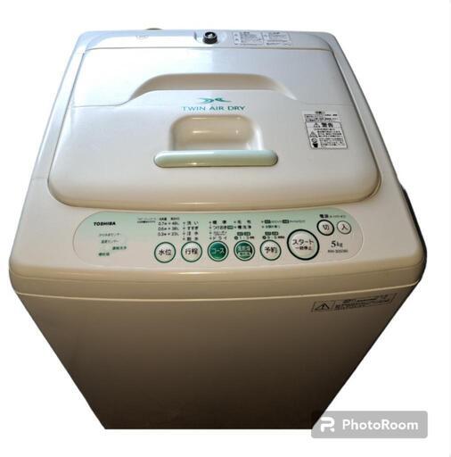 【風乾燥付き 容量5.0kg 2010年 TOSHIBA 電気洗濯機 引取限定！】