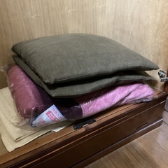 座布団＆毛布　あげます