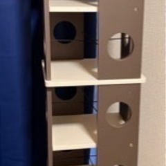 （取引確定済）回転式本棚（7段）