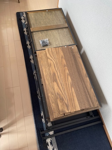 【値下げ】キッチンカウンター カウンターテーブル 幅120/ブラウン