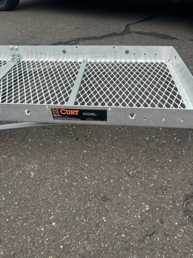 ヒッチキャリア　ステンレス　美品　数回使用のみ　アウトドア　キャンプ