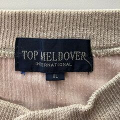 TOP MELDOVER　大きいサイズ　シワ加工　ヘンリーネック　半袖　シャツ　４Lサイズの画像