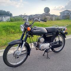 【レトロ】K50　スズキ　50cc　MT　2st　原付　バイク　整備済み　配送可能の画像