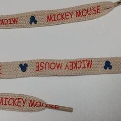 シューレース 靴ヒモ ミッキーマウスの画像