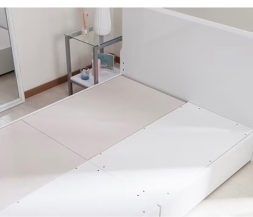 【引取】開封済・未使用品 S シングルベッドフレーム 引き出し×2 ニトリ