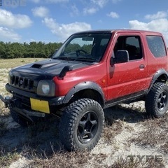 即クロカン　ジムニー　JB23 5速マニュアル　リフトアップ　タイヤ　16インチの画像