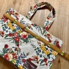 スーパーハッカ　トートバッグ　花柄の画像