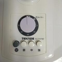 【中古】扇風機（teknos KI−1737ホワイト）の画像