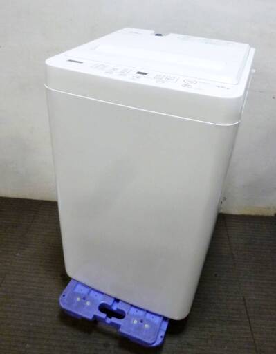 【高年式　2021年製　3ヵ月保証】YAMADA/ヤマダセレクト　全自動洗濯機4.5kg　YWM-T45H1　動作良好　とてもきれい