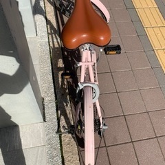 【受付一時終了】自転車 ミニベロ ブリヂストン マークローザ M7 E.Xサンドピンク MRK07T  20インチ /外装7段 の画像