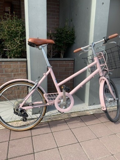 【受付一時終了】自転車 ミニベロ ブリヂストン マークローザ M7 E.Xサンドピンク MRK07T  20インチ /外装7段