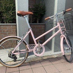 【受付一時終了】自転車 ミニベロ ブリヂストン マークローザ M7 E.Xサンドピンク MRK07T  20インチ /外装7段 の画像