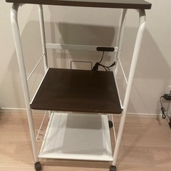 コンセント付き炊飯器収納棚　キッチン棚