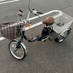 Panasonic 電動アシスト三輪自転車 ビビライフ BE-E...