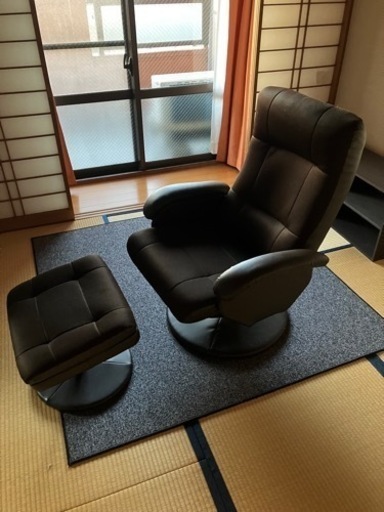 椅子（リクライニング機能付き）　オットマン