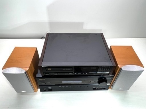 ☆ソニーCDプレーヤー、オンキョウAVアンプ、ビクタースピーカー