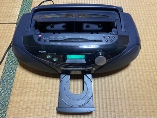 値下げ！サンヨーCDダブルカセット＆ラジオ