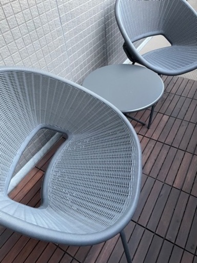 バルコニー用　テーブルセット