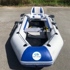 船外機（HONDA空冷式4ストローク2馬力）＆付属品（ゴムボート他）の画像