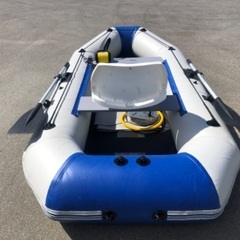 船外機（HONDA空冷式4ストローク2馬力）＆付属品（ゴムボート他）の画像