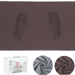 ソフトタイプ 珪藻土バスマット 抗菌・抗臭 100％天然珪藻土粉末カバー2枚付きの画像