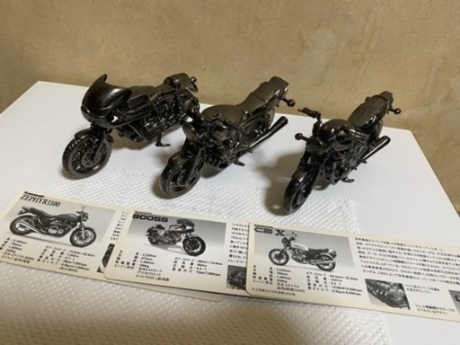 バイク置物　レッドバロン世界の名車シリーズ3台セット