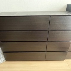 ニトリ　タンス　美品　ダークブラウン