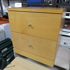 無印良品 良品計画 木製 2段チェスト 廃版品 メープル |江別...