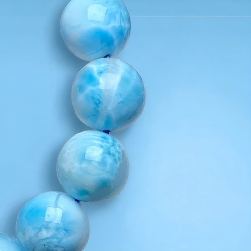 超品質ラリマー［U7okb］愛と平和 13.5mm ドミニカ共和国産