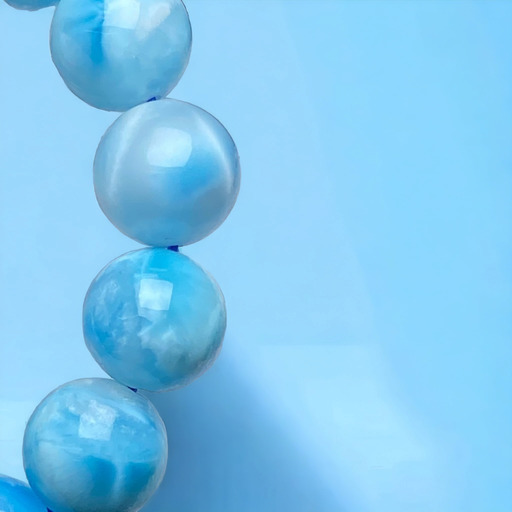 超品質ラリマー［U7okb］愛と平和 13.5mm ドミニカ共和国産