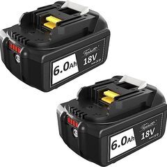 ☆互換バッテリー マキタ 18v 6.0mAh◆2個入り・あると便利